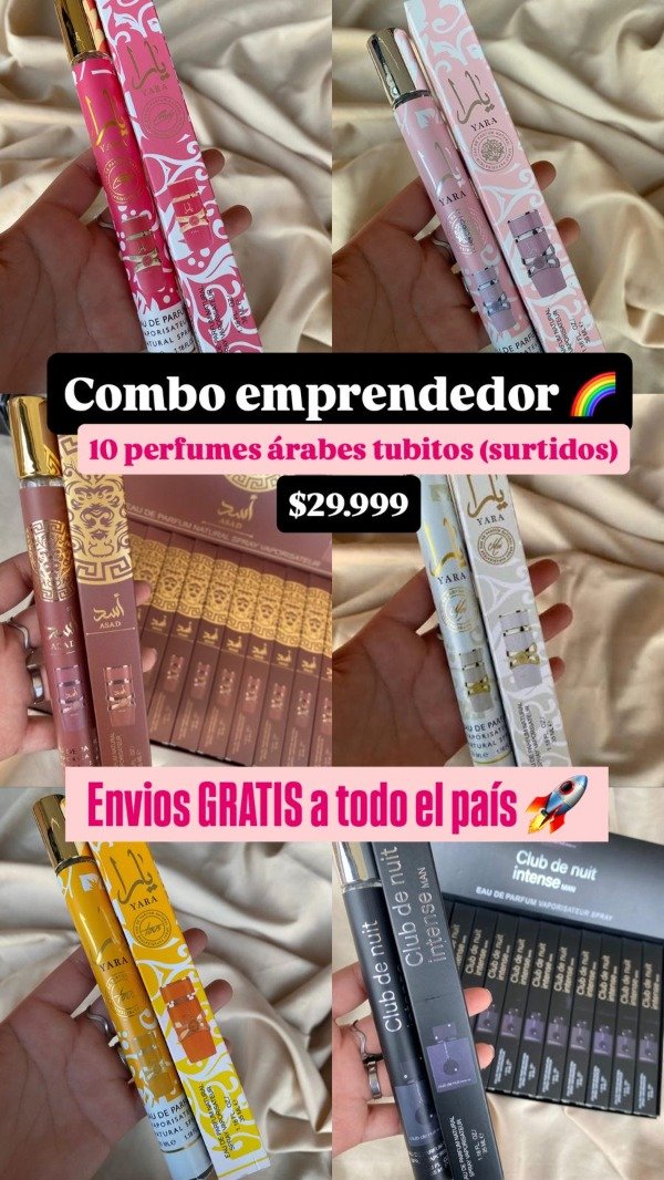 Producto - Combo 10 perfumes arabes surtidos