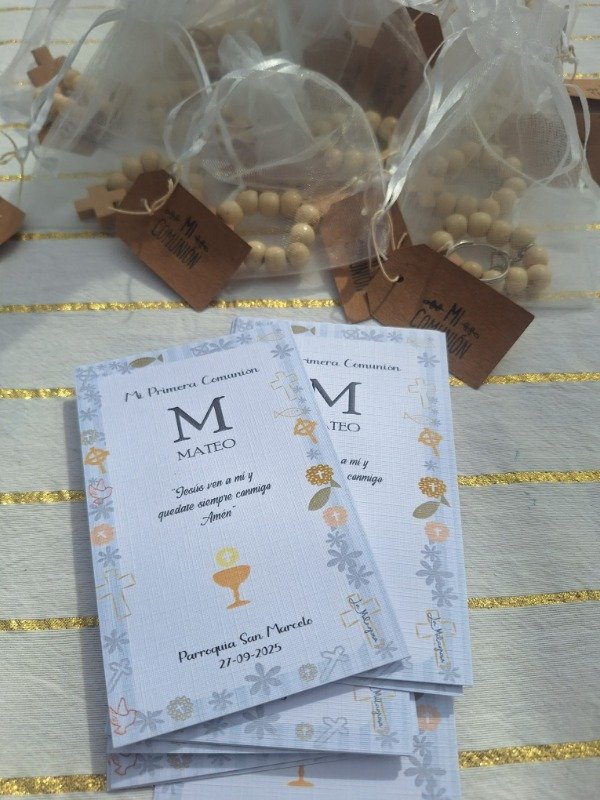 Producto - Estampitas "Mateo" con souvenirs - 1
