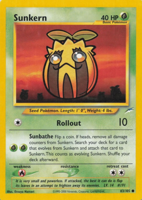Producto - Sunkern (83/105) [Neo Destiny Unlimited]