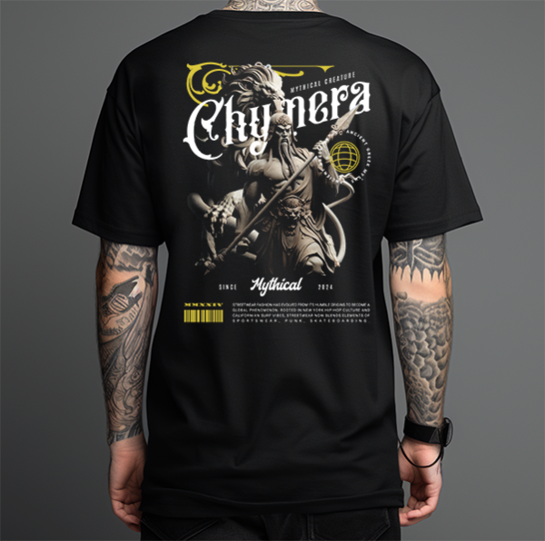 Producto - Remera Oversize Urban Quimera Mitologia