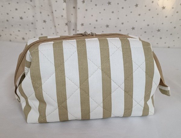 Producto - Neceser Ani Rayas Beige