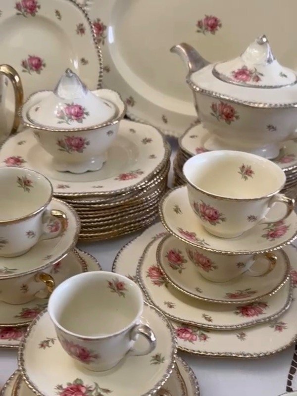 Producto - Juego de té y postre completo para 6 England