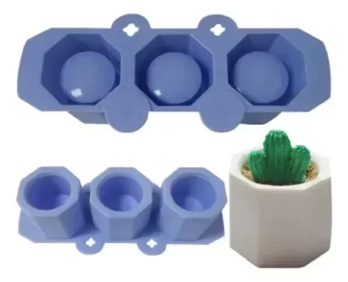 Producto - Maceta Octogonal x3 MAC02