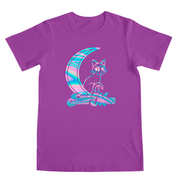 Producto - Remera Luna Sailor Moon Violeta Algodón