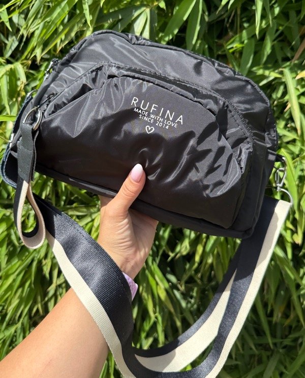 Producto - Morral Rufina tira negra y nude