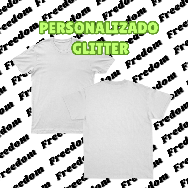 Producto - Remera algodon glitter y dtf