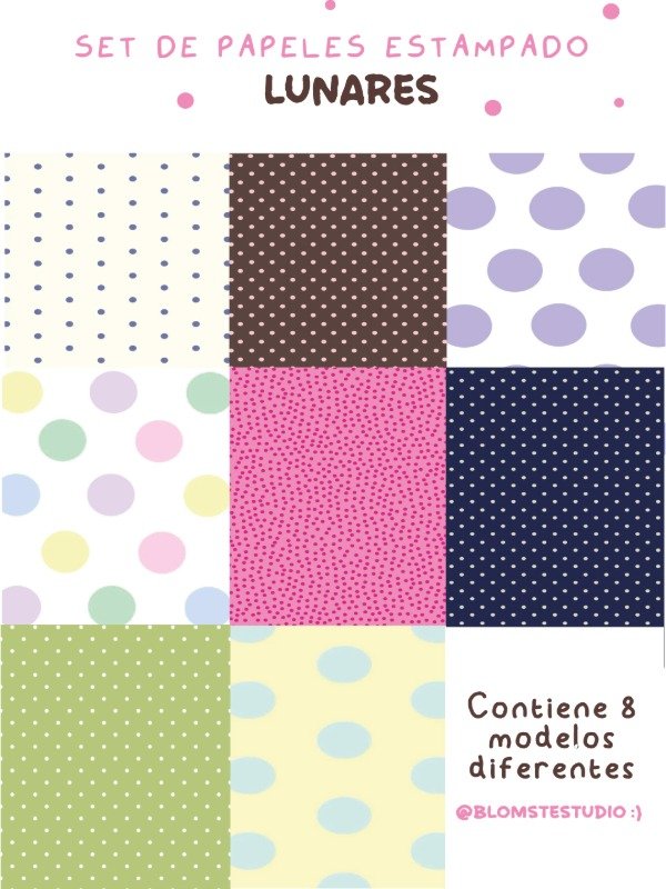 Producto - set lunares