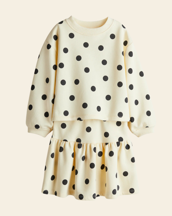 Producto - Set HYM  Buzo + Falda con Volados