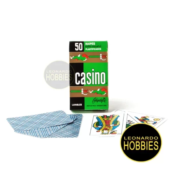 Producto - Naipes Españoles 50 Cartas Plastificadas Casino 382