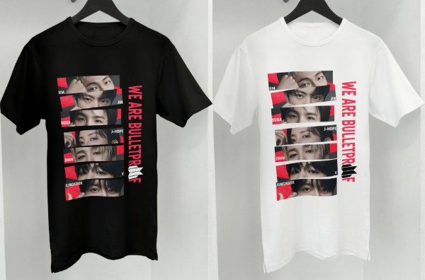 Producto - Plantillas para remera de BTS