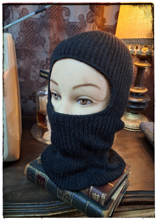Producto - Gorro Pasamontañas tejido Negro