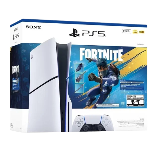Producto - PlayStation 5 Slim CFI-2115 Disc Edition 1TB / 4K 120 fps Blanca + Fornite