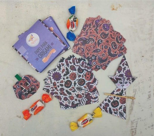 Producto - Mini Halloween 60 papeles 7,5 x 7,5