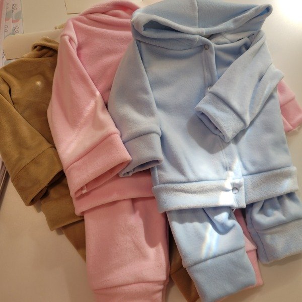 Producto - Conjunto campera plush doble