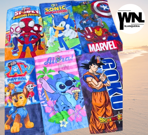 Producto - TOALLITA INFANTIL JARDINERA MICROFIBRA X6 UNIDADES