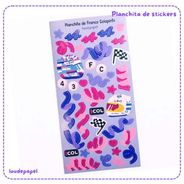 Producto - FC43 - Planchita de stickers