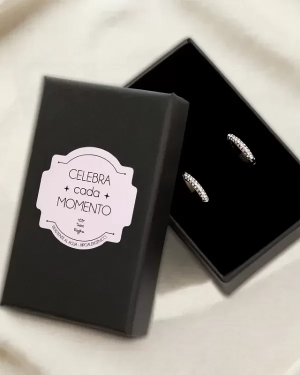 Producto - AROS ACERO REINA MAXIMA