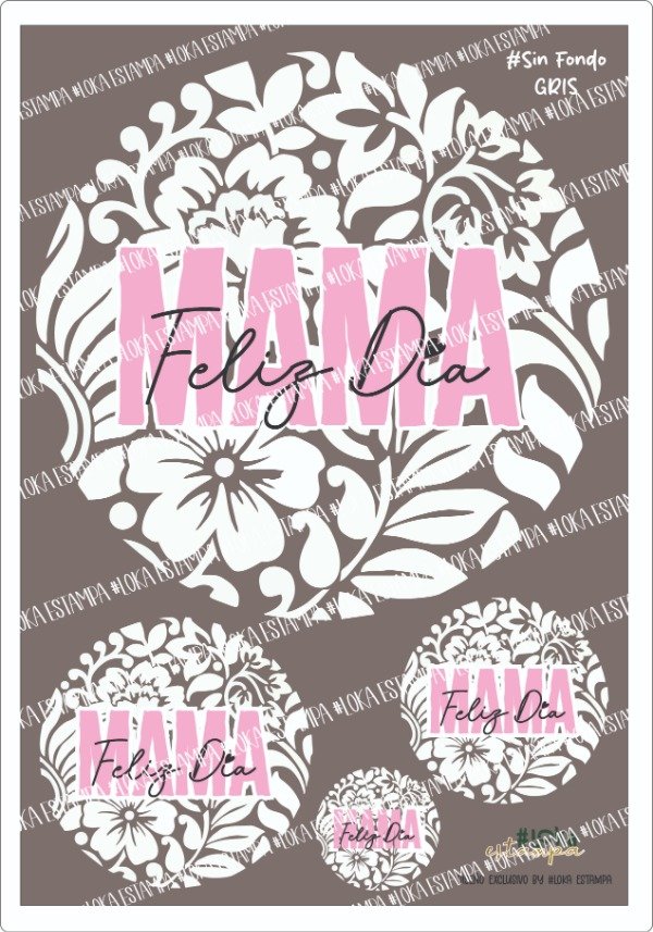 Producto - Termotransferible 20x29cm Dia de la Madre #5