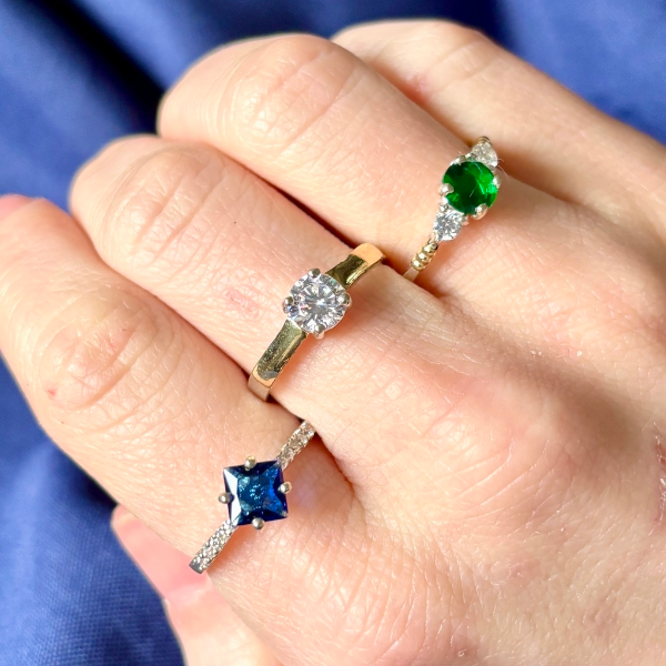 Producto - Combo: 3 Anillos con Piedra N2