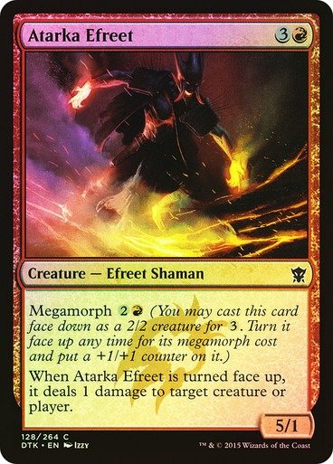 Producto - Atarka Efreet Foil  Dragons of Tarkir