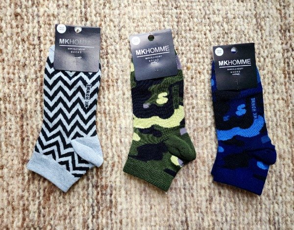 Producto - Soquete hombre estampado de algodón MK 62202