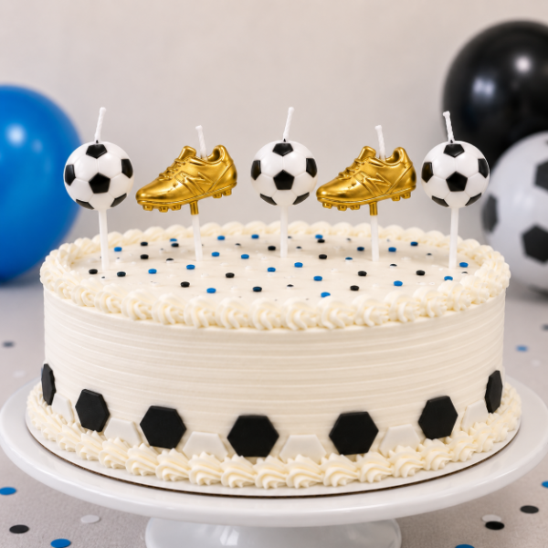 Producto - Set Velas x 5 - Pelota y Botín - 0