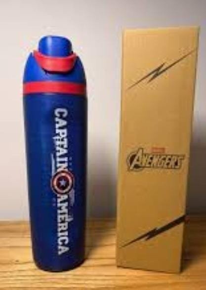 Producto - BOTELLA TÉRMICA CAPITAN AMERICA LICENCIA ( CLANDY) DAV 8343 - 1