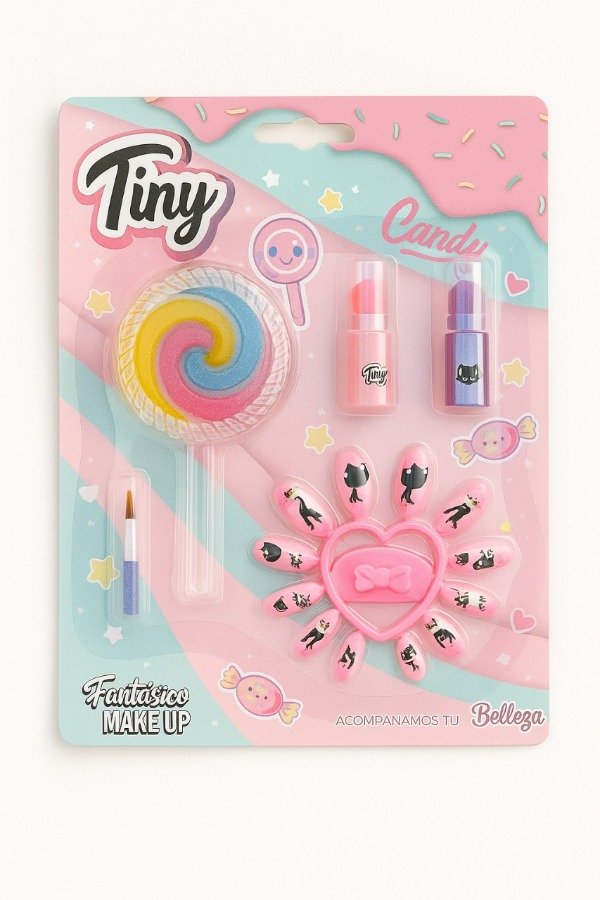 Producto - Set de Maquillaje con Uñas Postizas