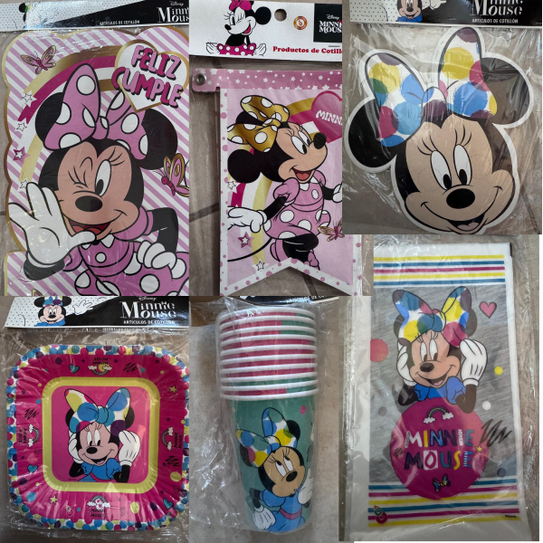 Producto - MINNIE MOUSSE - Artículos para Cumpleaños -
