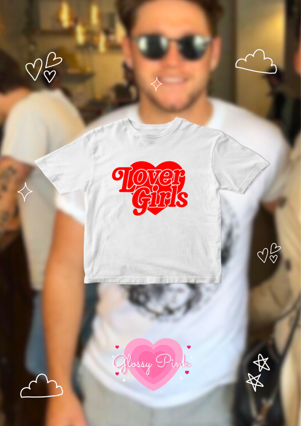 Baby tee lover girls algodón