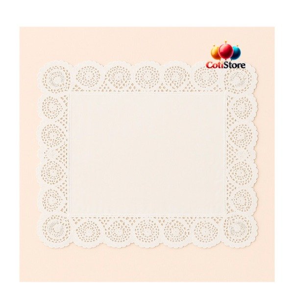 Producto - Blonda Rectangular 35x45cm x100 Unidades