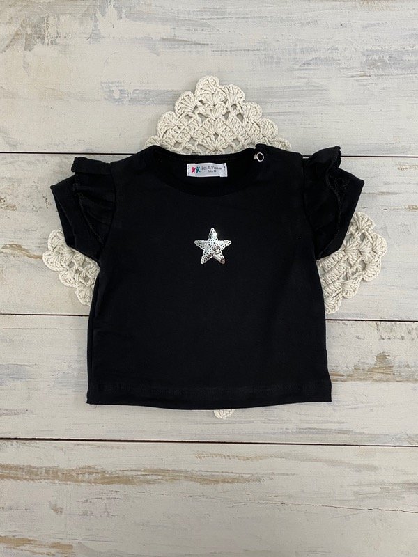 Producto - Remera volados black (bebe)