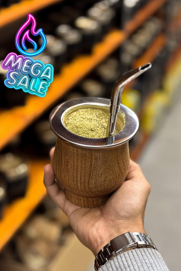 Producto - MATE CAMIONERO DE ALGARROBO SELECCIONADO + BOMBILLA