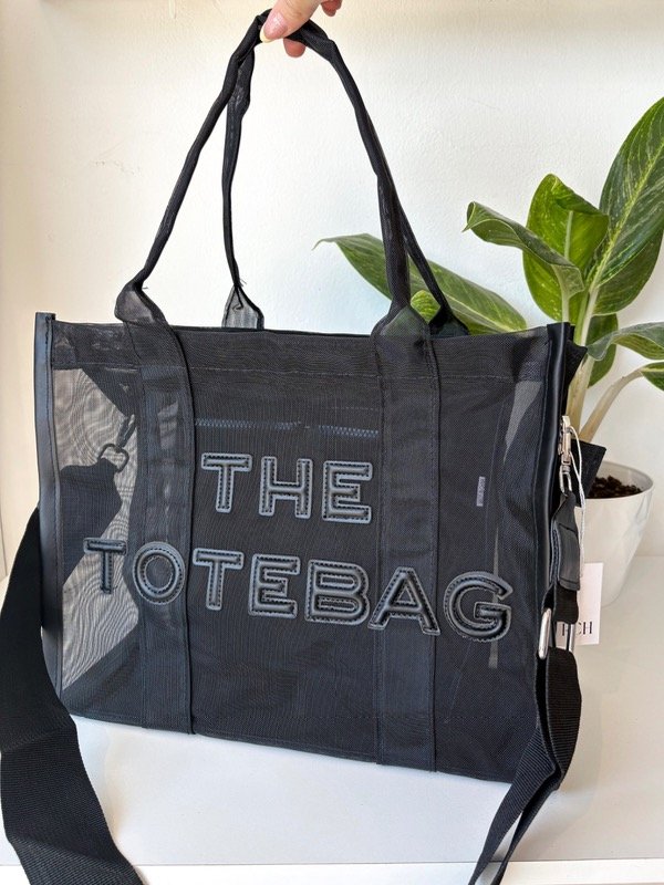 Producto - The tote bag playera (negro)