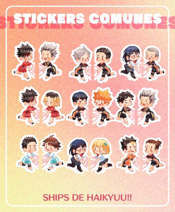 Producto - SHIPS DE HAIKYUU