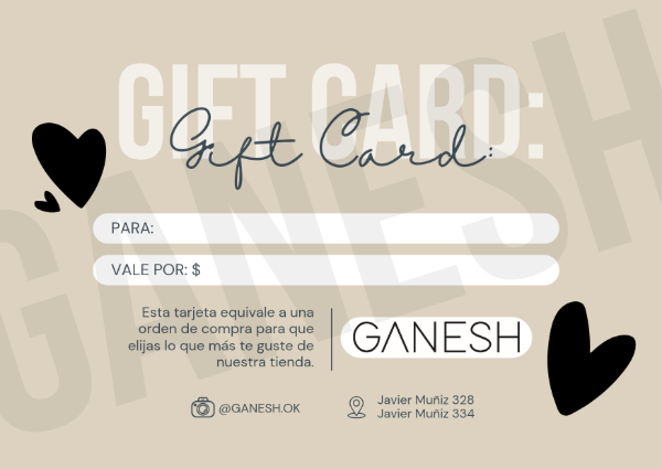 Producto - GIFT CARD