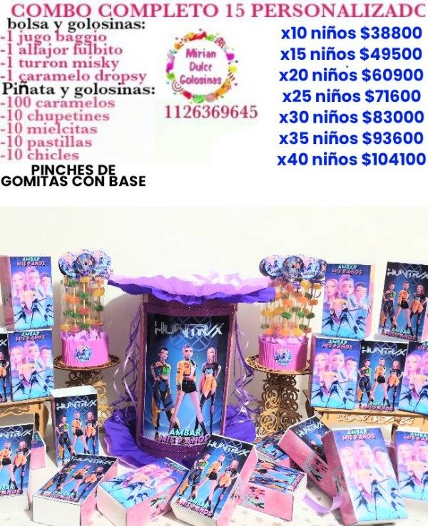 Producto - Combo cumpleaños 15 guerreras kpop