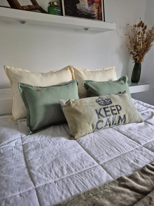 Producto - Combo x5 Almohadones - Natural / Verde