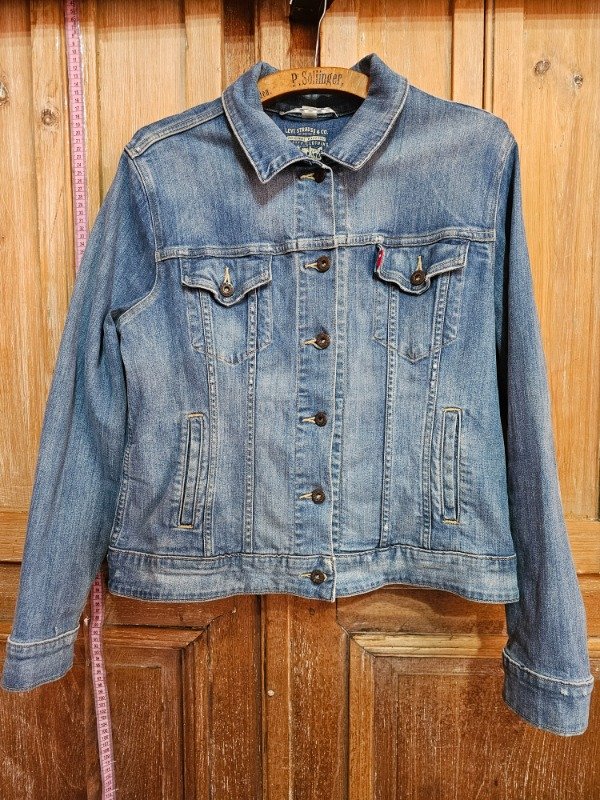 Producto - Campera de Jean Levis Celeste t.XL