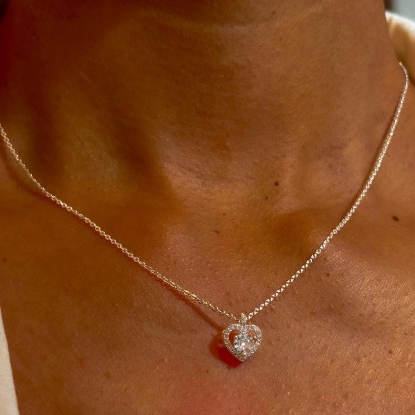 Producto - Conjunto corazon de cubic (cod.732)