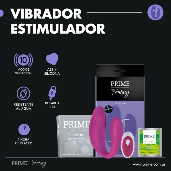 Producto - #VE VIBRADOR ESTIMULADOR PRIME FANTASY - 1