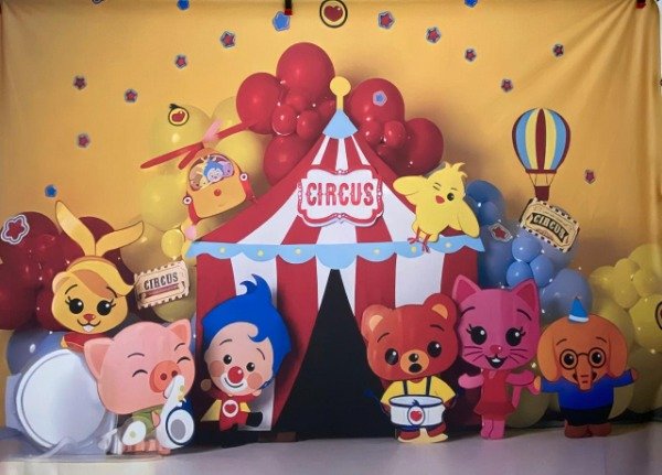 Producto - FONDO PLIM PLIM CIRCO CON FALLA 200X150 TEM101