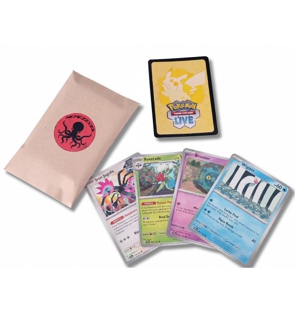 Producto - Pack 25 Cartas Pokémon TCG Temporal Forces + Holo/Reverse + Código Pokemon Live