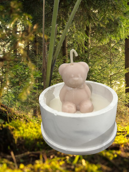 Producto - Vela Mini 3D oso