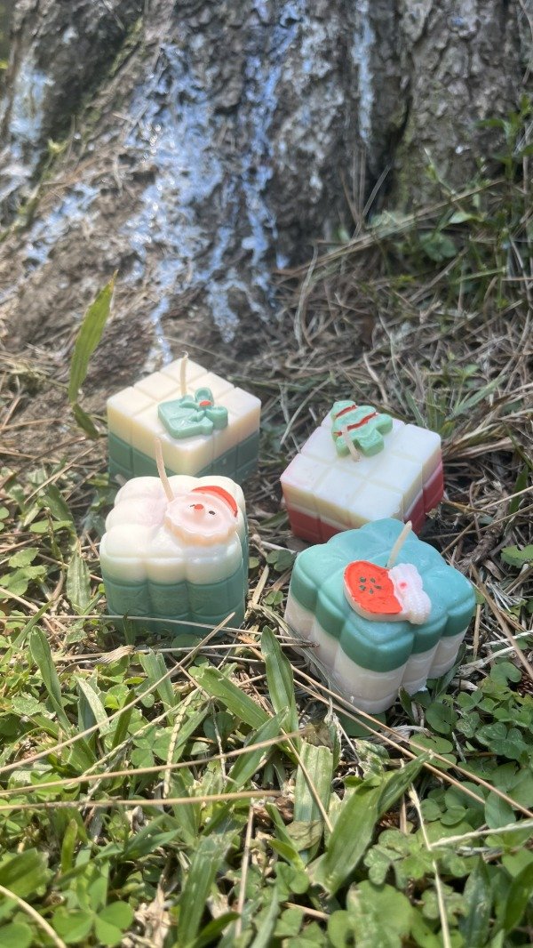 Producto - KIT VELAS NAVIDAD MINI X4