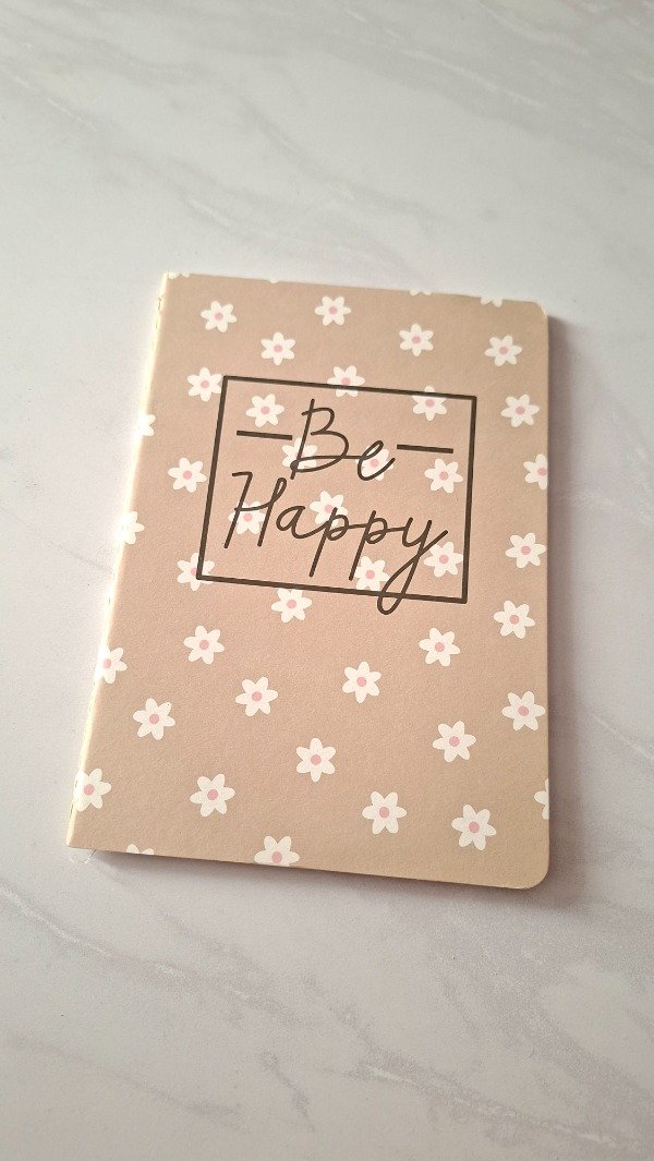 Producto - Libreta cuadriculada flores be happy