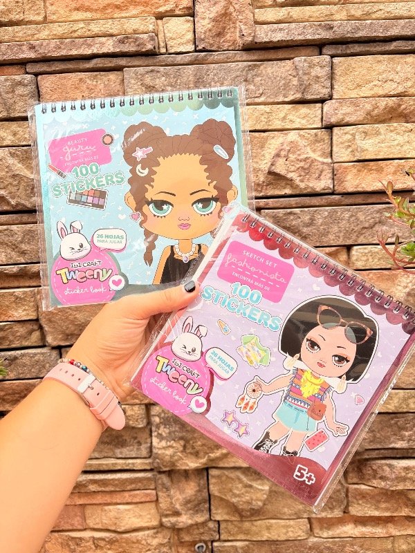Producto - Libro IBI A CREAR con stickers. FASHION