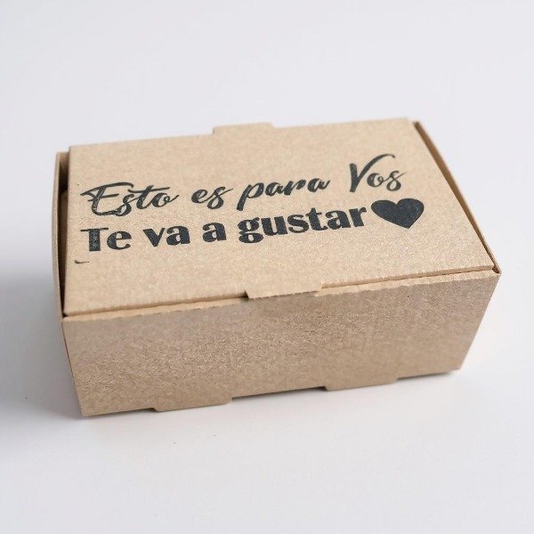Producto - CAJA PARA REGALO CON FRASE "ESTO ES PARA VOS" 23CM X 15CM X 10CM