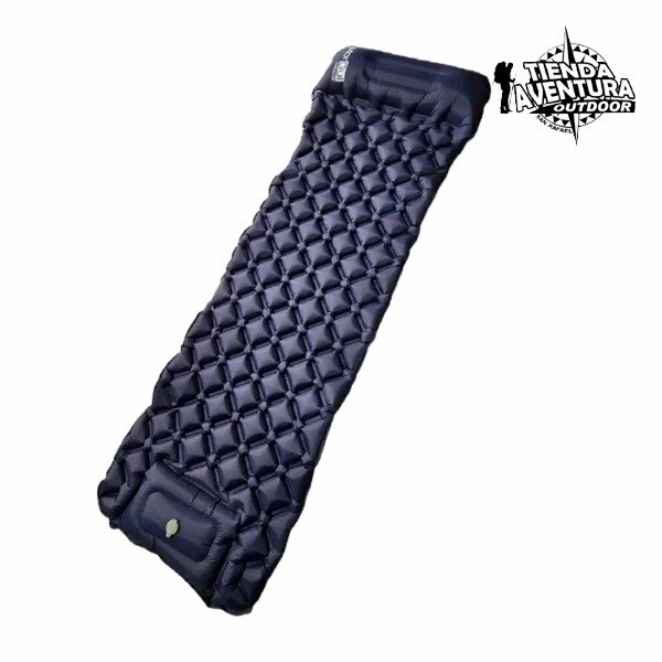 Producto - Colchoneta autoinflable MORGUL ultraliviana con almohada (Azul)