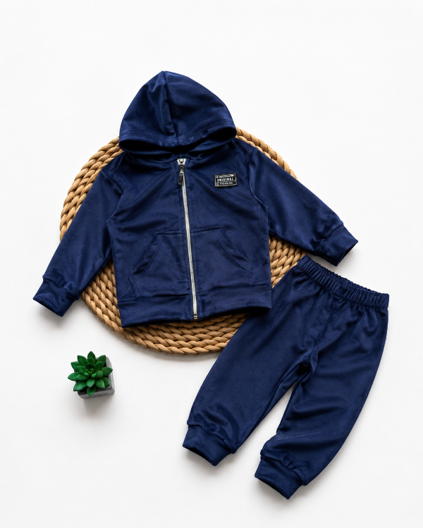 Producto - CONJUNTO DANTE AZUL (CAMPERA + PANTALÓN)
